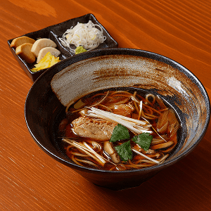 千住葱と鴨の蕎麦